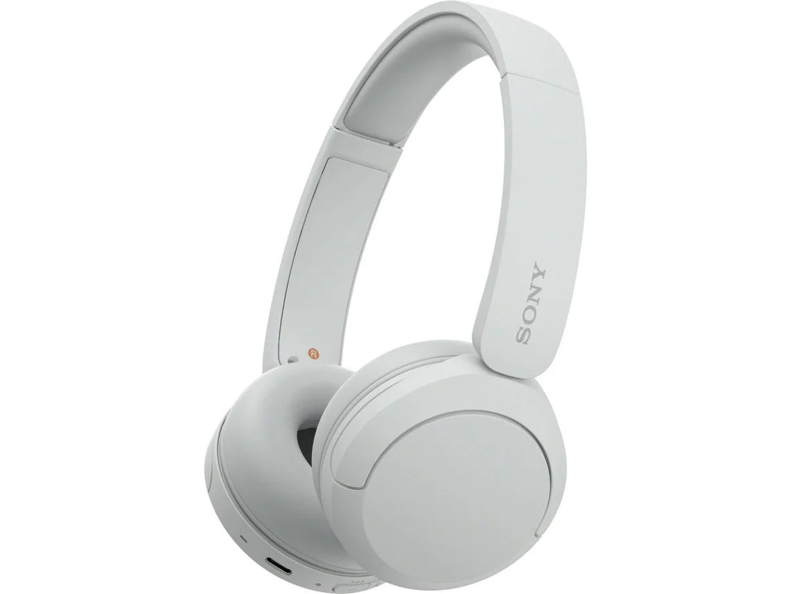 SONY WH CH520 Bluetooth Headphones (On Ear - Microphone - White)